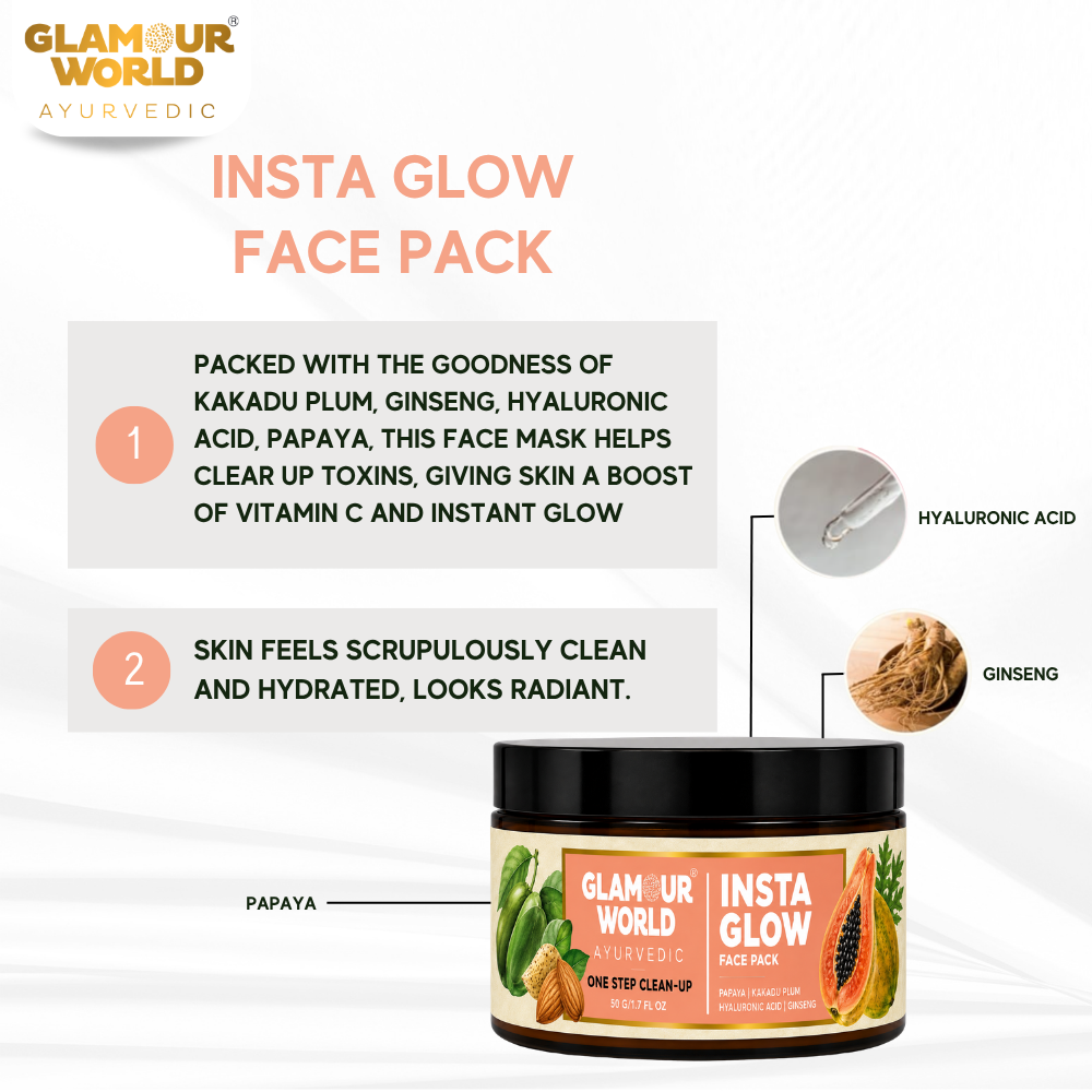 Insta Glow Face Pack, 50gm