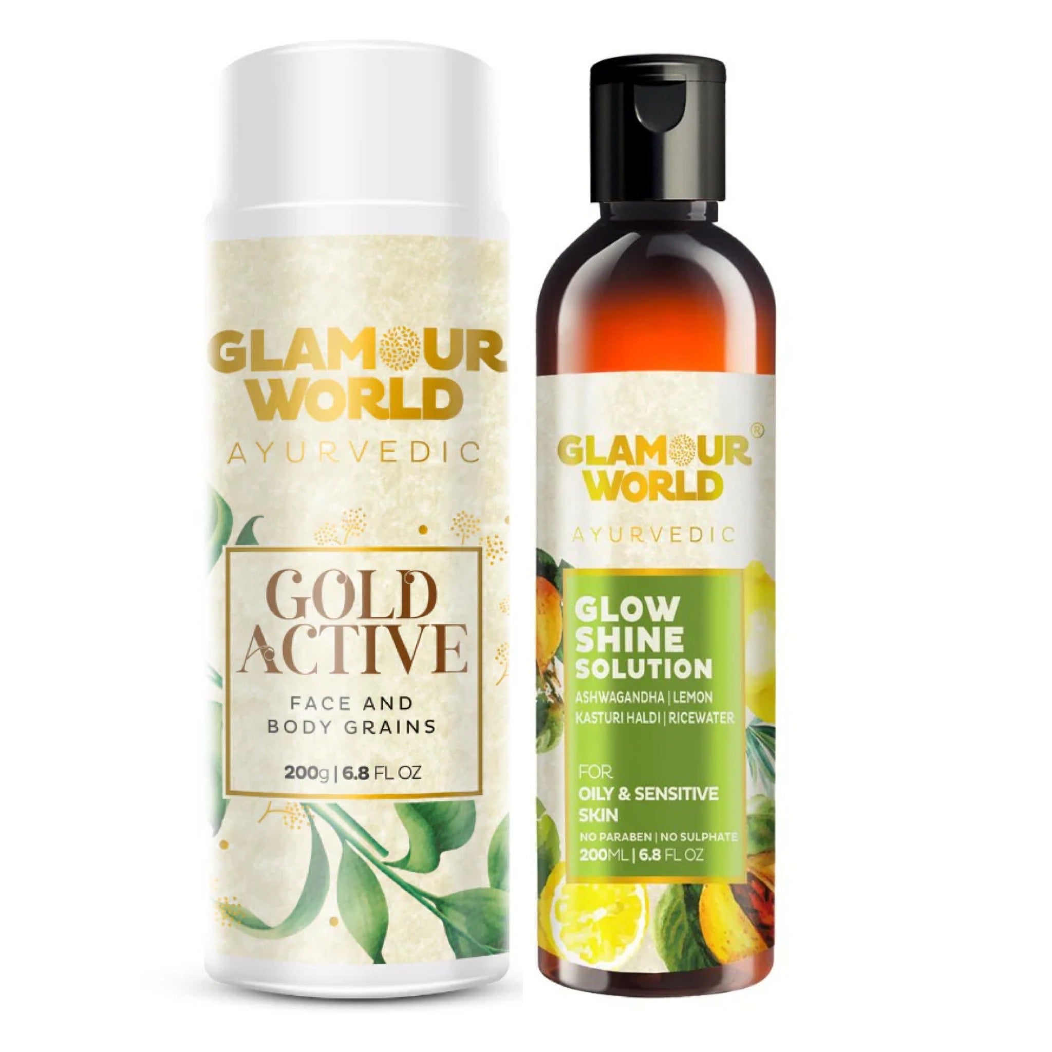 Gold Active & Glow Shine Solution