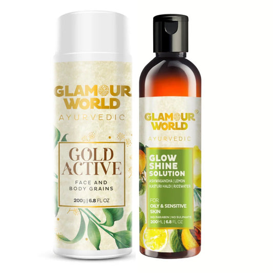Gold Active & Glow Shine Solution
