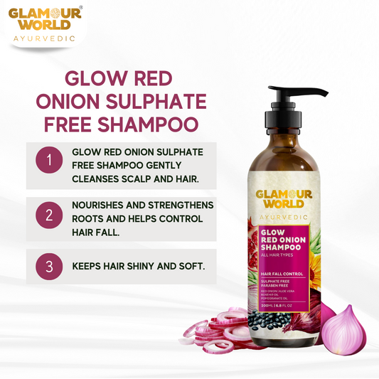 Red onion shampoo