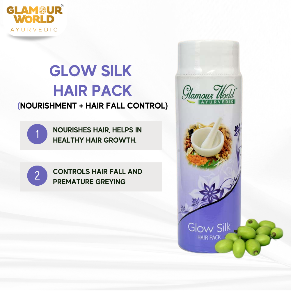 glow silk hair pack