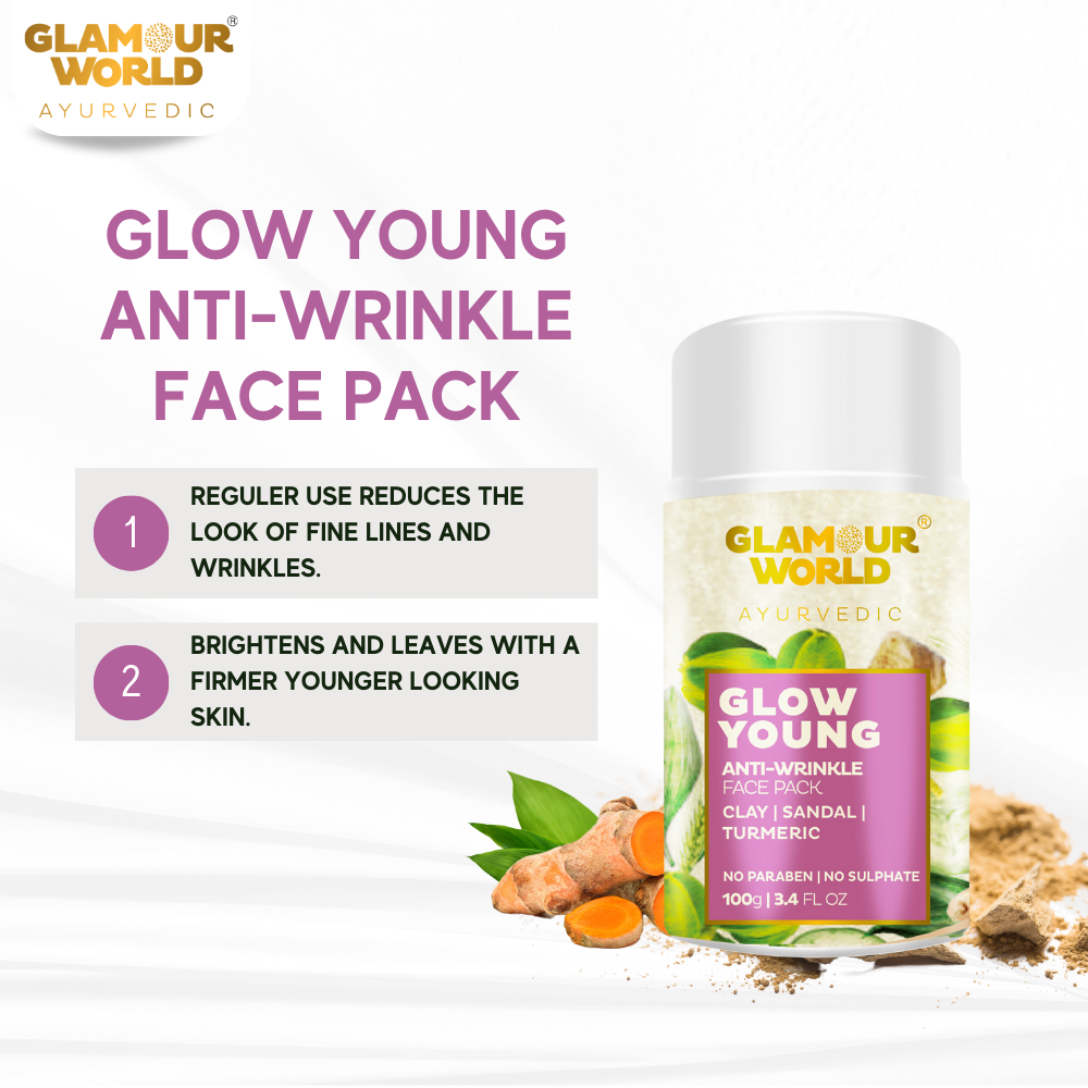 glow young anto wrinkle face pack